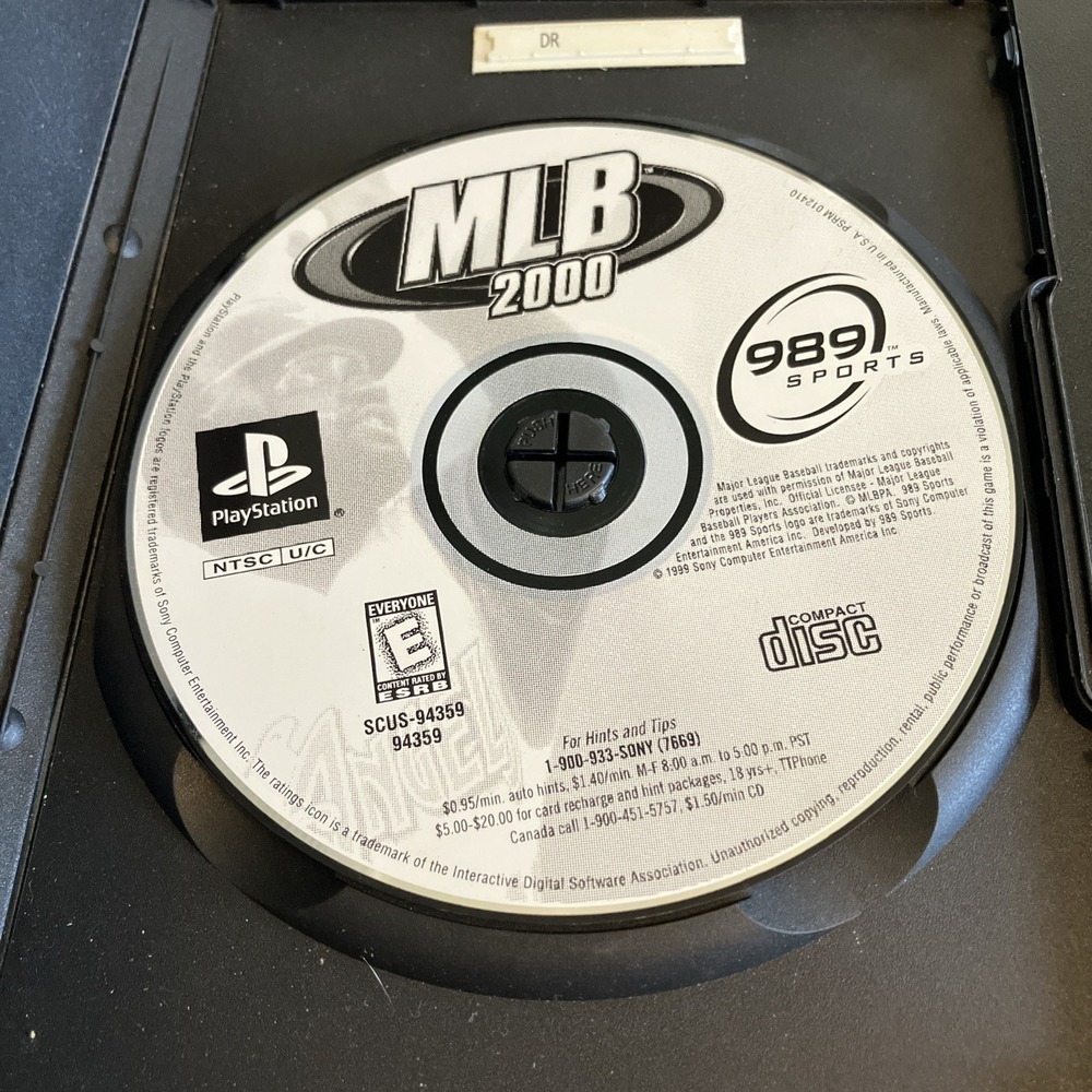 MLB 2000 (Sony PlayStation 1, 1999, PS1) DISC ONLY Tested #1870